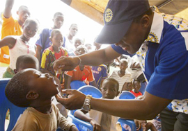 END POLIO NOW - 11. AUGUST 2015 - NY MILEPÆL