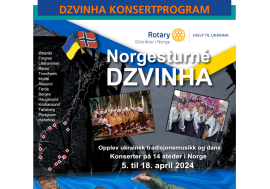 Opplev ukrainsk folkemusikk på Norgesturne i april