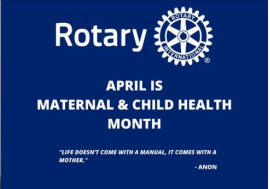 Rotarytema i april er mødre- og barnhelse